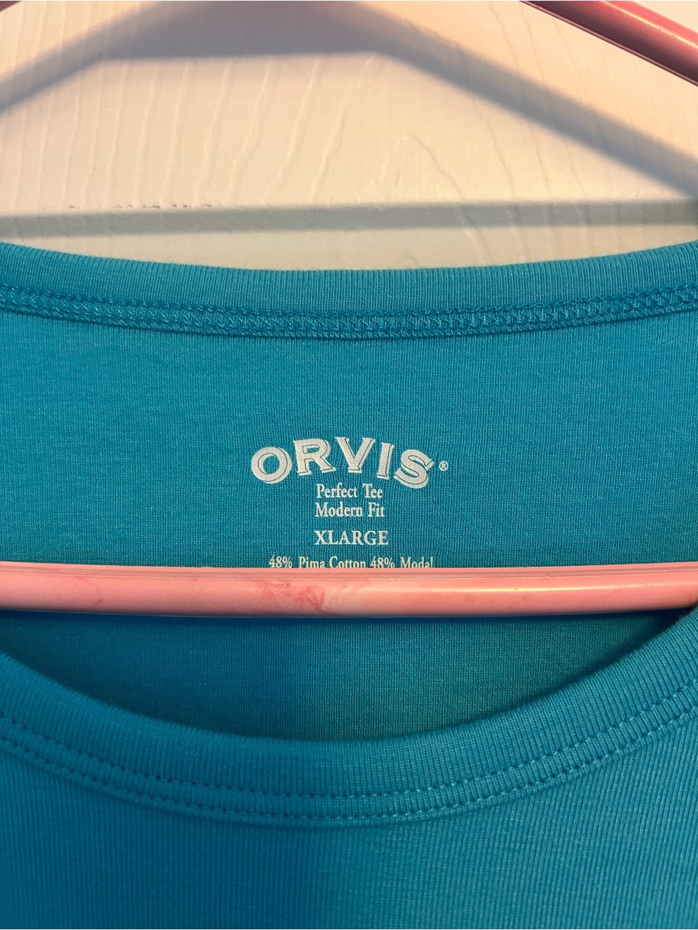 Orvis Women's Short Sleeve Tee in Teal Blue - Picture 2 of 2